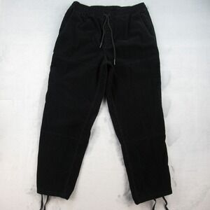 Tactics Mens Black Corduroy‎ Drawstring Pants Medium PNW Skateboarding Utility